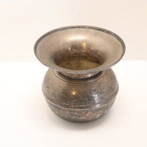 Small Silver-Plated Pot make in India at least 25 years old on the bottom K1